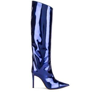 Metallic Exotic Blue Boots